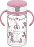 Richell Aqulea Outing Straw Mug 320ml Pink...