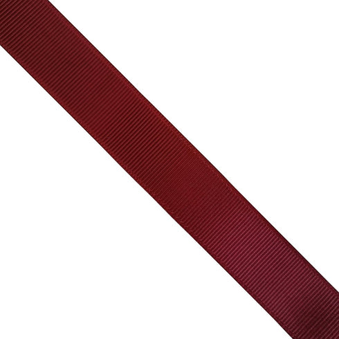 1/2 Inch 50 Yards Solid Burgundy Grosgrain Ribbon Striped Ribbon for Wedding Decor Gift Wrapping DIY Projects...