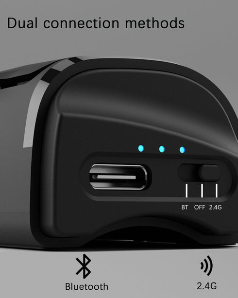 Geyes Mini Finger Mouse, Portable Bluetooth and 2.4g Wearable Finger Or Desktop Use Wireless Mouse for Pc Laptop Tablet Mac......