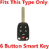 Rpkey 6 button Silicone Keyless Entry Remote Control Key Fob Cover Case protector Replacement Fit For 2011 2012 2013 Honda Odyssey N5F-A04TAA 3248...