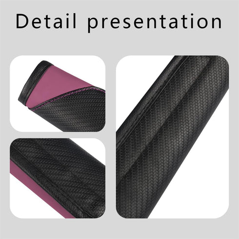 Car Seat Belt Cover, Carbon Fiber Safety Seatbelt Shoulder Strap Covers, Diamond Crown Gear Shifter Cover, Car Safety Strap Covers Car Interior Ac...
