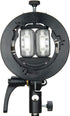 Godox S2 Speedlite Bracket for Bowens Mount, S-Type Holder Updated Version for Godox AD200Pro AD200 V1 V860II V860III V850II TT685II TT600 TT520II...