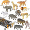 ArtCreativity Animal Figures Assortment in Mesh Bag, Set of 12 Mini Animal Figurines in Assorted Designs, Fun Bath Water Playset for Kids, Party F...