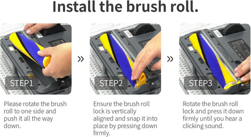 Robot Vacuum Cleaner V10 Roller Brush...