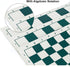 20" Tournament Roll Up Chess Board, Tournament Chess Mat, Vinyl with Green Squares, Chess Rollable Chessboard, Non Slip Travel Chess Board Mat for...