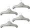 NewFerU Inflatable Hanger Travel X 4, White Round Shoulder, Portable Folding Clothes Drying Rack with Metal Hook, Space Saving Coat Storage Set No...