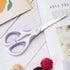 Multipurpose Stainless Steel Scissors 6.7" Purple Sharp Shears Comfort-Grip Scissors for Fabric Craft Office Supplies (Purple)...