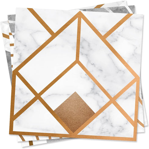 funlife 10Pcs Peel and Stick Kitchen Backsplash, Self-Adhesive Waterproof Tile Stickers, Retro Wall Decals for Home Bathroom Laundry Room Decor, 5...
