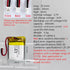 DC 3.7V 300mAh 602025 Rechargeable Lithium Polymer Battery, Suitable for DIY 3.7-5V Electronic Products with Built-in 2-Wire Battery Replacement a...