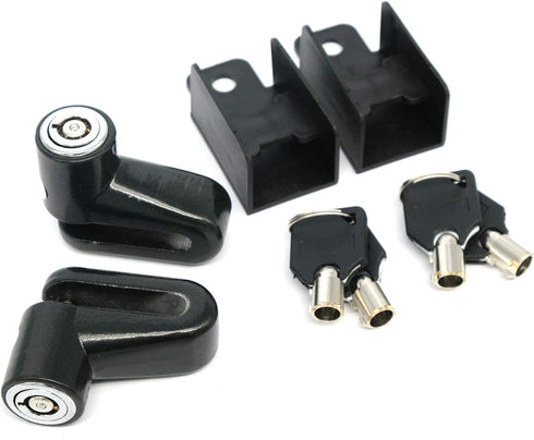 2Pcs Bicycle Lock Bike Security Lock Disc Brake Lock Bicycle Accessories (Black)...