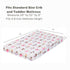 EVERYDAY KIDS Toddler Fitted Sheet and Pillowcase Set -Born to Dance Ballerina- Soft Microfiber, Breathable and Hypoallergenic Toddler Sheet Set...