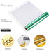 Stickyart Gold Mirror Paper Mirror Sheets Self Adhesive Non Glass Mirror for Craft, Waterproof Reflective Vinyl Permanent Adhesive Vinyl Sticker P...