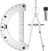 Mr. Pen- Metal Protractor and Metal Compass Set, Compass for Geometry, Geometry Set, Compasses, Protractor and Compass, Protractor for Geometry, D...