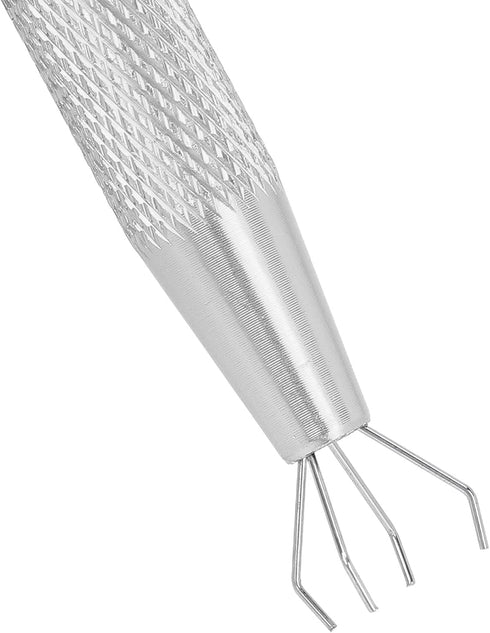 4 Claws , Stainless Steel 4-Claw Pick up Tool for Small Parts Pickup, Prong Tweezer Catcher Grabber Jewelry Making Jeweler Tool Jewelry Making Acc...