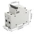Baomain Miniature Circuit Breaker DZ47-63 C10 AC 230V 400V 10Amp 2 Pole DIN Rail Mounting...