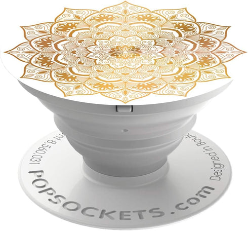 PopSockets: Non-Swappable, Collapsible Grip & Stand for Phones and Tablets - Golden Silence...