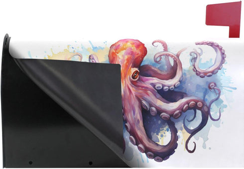 ALAZA Ocean Octopus Magnetic Mailbox Cover MailWraps Garden Yard Home Decor for Outside Oversized-25.5" x20.8"…...