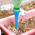6 Pack Self Watering Spikes for Plant, Outdoor Automatic Plants Waterer, Insert Devices with Adjustable Vavle Switch for Garden Water Planter Syst...