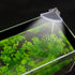 Senzeal M3 Aquarius Aquarium Light Fish Tank Light 5W 12 LED Fan Shaped Aquarium Planted Clip Lamp 600LM for 4-10 Inch Fish Tank White Lighting...