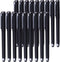 Black Gel Ink Rollerball Pens 1.0mm Gel Pens 2-in-1 stylus Pens 1.0mm Medium Point Pen for Office, Black gel ink(18 Pack-Black)...