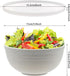 Wheat Straw Bowls, Unbreakable Cereal Bowl with Lid Set of 4 Microwave Safe Bowls for Rice Soup Oatmeal Ramen 24oz Reusable Cereal Bowls for Kitch...