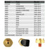 05149064AA Engine Oil Pressure Switch Sender Sensor Replacement for 1999-2002 Jeep Wrangler 2.5L 4.0L...