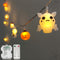 Halloween Lights Outdoor, 15FT Battery Operated Halloween Lights 30 LED 3D Ghost Tombstone Bat Pumpkin String Lights with Timer, 8 Lighting Modes ...