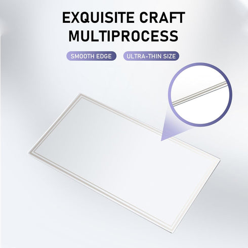 2 PCS Car Visor Mirrors, Shatterproof Stainless Steel Cosmetic Mirror for Cars, HD Decorative Mirror, 5.91 x 3.15 In and 4.33 x 2.36 In (Transpare...