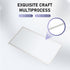 2 PCS Car Visor Mirrors, Shatterproof Stainless Steel Cosmetic Mirror for Cars, HD Decorative Mirror, 5.91 x 3.15 In and 4.33 x 2.36 In (Transpare...