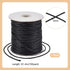 PH PandaHall 2mm Black Waxed Cord for Jewelry Making, 100 Yards Waxed Cotton Cord Thread Beading Cord String for Bracelet Necklace Waist Chain Ank...