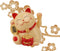 Bewinner Waving Cat, Solar Powered Cute Waving Cat Good Luck Wealth Welcoming Cats Home Display Car Decor Feng Shui Decoration (Yellow)...