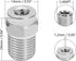 MroMax Pressure Washer Nozzle, 1/4NPT Thread 304 Stainless Steel Spray Tip, 2Pcs (15 Degree, 1.2mm Orifice Diameter) Silver Tone...
