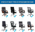 WOMACO Office Chair Covers Stretch Printed Computer Chair Slipover Universal Floral Boss Chair Protector Modern Simplism Style High Back Desk Chai...
