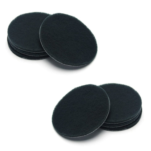 Auniwaig 1200-Grits 7 Inch Scrubber Scouring Pads Flocking Scuff Pads-Multipurpose, Drill Scuffing Disc Hoop and Loop Surface Conditioning Disc Gr...