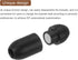 uxcell Leather Cord End Clasp, 4Pcs 3mm Hole Leather Clasps, Cord End Caps Closures Leather Cord Buckle for Making DIY Supplies Crafts, Black...