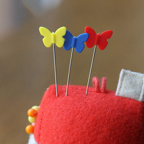 200pcs Flat Head Butterfly Sewing Straight Pins Patchwork Quilting Pins Dressmaking Sewing Accessories DIY Crafts...