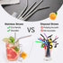 Lazycorner 16 Pcs Metal Straw Reusable 8.5" 10.5" 6mm Stainless Steel Straws for Tumblers 20oz-32oz, Rainbow Drinking Straws with Silicone Tips, 4...