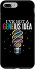 iPhone 7 Plus/8 Plus Science I've Got Geneious Idea Helix Twisting DNA Light Bulb Case...