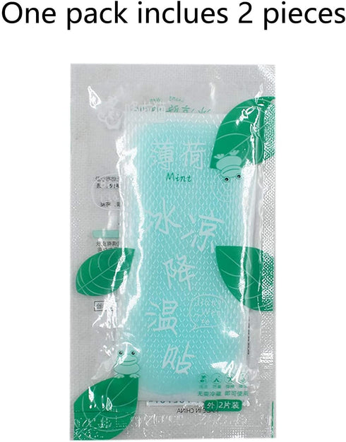 40 Sheets Fever Cooling Gel Patches, Cooling Forehead Strips Cooling Gel Sheet for Dog Foot Baby Kids Children Adult Relieve Headache, Toothache P...
