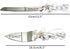 TANG SONG Stainless Steel Elegant Wedding Cake Knife and Serving Set Resin Plastic Handle Pearl Flower Shape with Lace Wedding Cake Knife and Shov...