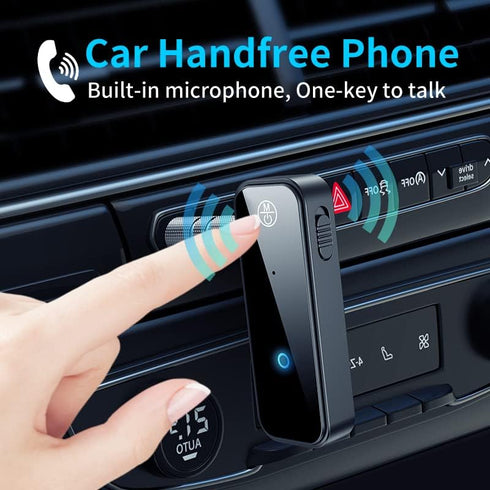 Bluetooth Transmitter Receiver Wireless Adapter: 3.5mm Aux Jack Stereo Audio Input Output - for TV Car Headphone Speakers iPhone PC...