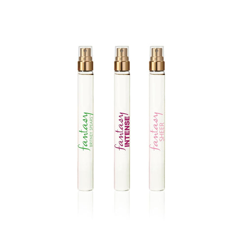 Britney Spears Fantasy Coffret, includes Fantasy, Intense Fantasy, Fantasy Sheer, Spray Pen 3 Piece Set, 0.33 fl oz each...