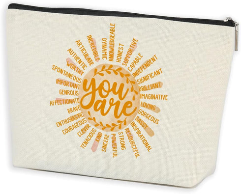 Sunshine Motivational Makeup Bag, Office Supplies, Office Accessories, Office Gifts for Coworkers Boss Lawyer Thank You Birthday Retirement Boss D...