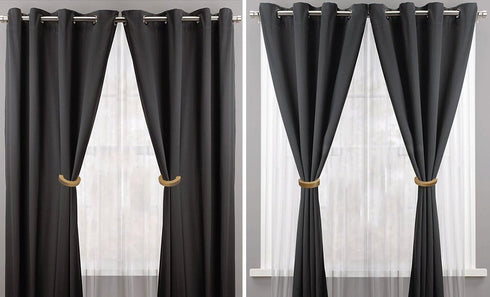 Nice purchase 2 Pcs Wooden Curtain Tiebacks Holdbacks European Classic Retro Window Home Office Decorative Drapes Holders Strong Magnetic Clean Du...