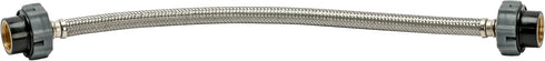 Fluidmaster B1F16CS CLICK SEAL Faucet Connector, Braided Stainless Steel - 3/8-Inch Compression Thread x 1/2-Inch F.I.P. Thread, 16-Inch Length...