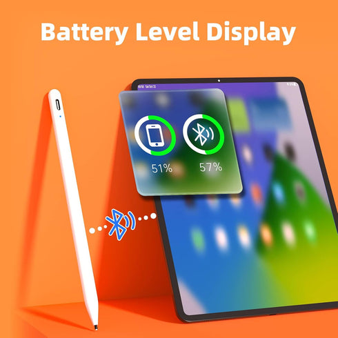 Simple Deluxe Stylus for iPad, iPad Pen with Bluetooth Shortcut, Battery Level Display, iPad Pencil Compatible with iPad Pro 11/12.9" 2018-2022, i...