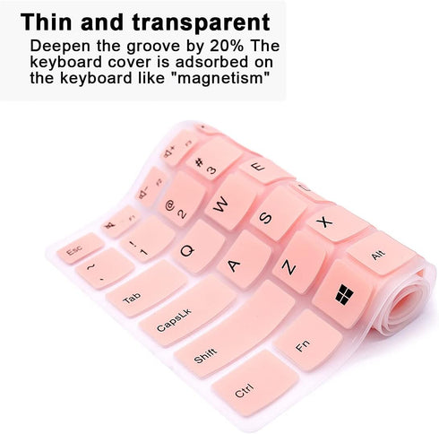 English Silicone Keyboard Cover for Lenovo Yoga C940 C740 14" |Yoga C930 930 920 13.9" |for Lenovo Flex 14 14" |Yoga 720 720S 730 13.3" |Yoga 730 ...