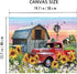 BOMUVI Paint by Number for Adults Beginner Paint by Numbers for Adults Farm Paint by Number Kits Acrylic Painting Paint by Number Kits on Canvas P...