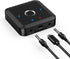 JXTZ Bluetooth 5.2 Transmitter Receiver, aptX Low Latency HD Bluetooth Audio Adapter, Dual Connect Bluetooth Adapter, 3.5mm AUX Output Wireless Au...