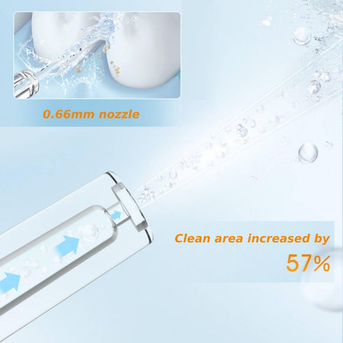 Water Dental Flosser Teeth Pick, Portable Dental Oral Irrigator, Power Dental Flosser for Teeth, Waterproof Electric Dental Flosser, 280mL/9.5oz W...